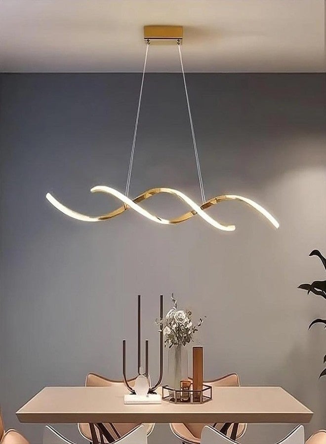 Decor chronicle Gold Chandelier for Living Room Modern, Dining Room, Hanging Lights for Living Room Smart Voice Assist (Google, Alexa), App Control (Warm, Cold, Natural) - Image 2